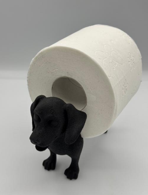 Soporte Papel Higiénico de Perro Salchicha-4