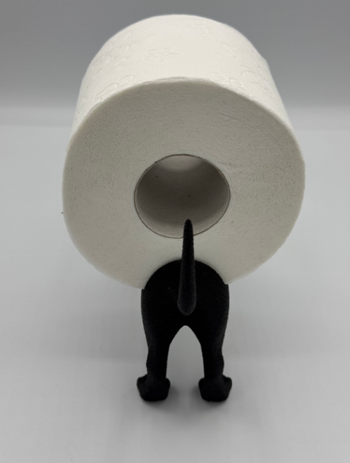 Soporte Papel Higiénico de Perro Salchicha-5