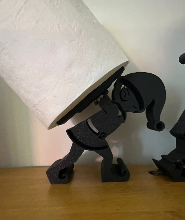 Organización baño - Porta rollos Elfos Navidad (pack 2 un)-2