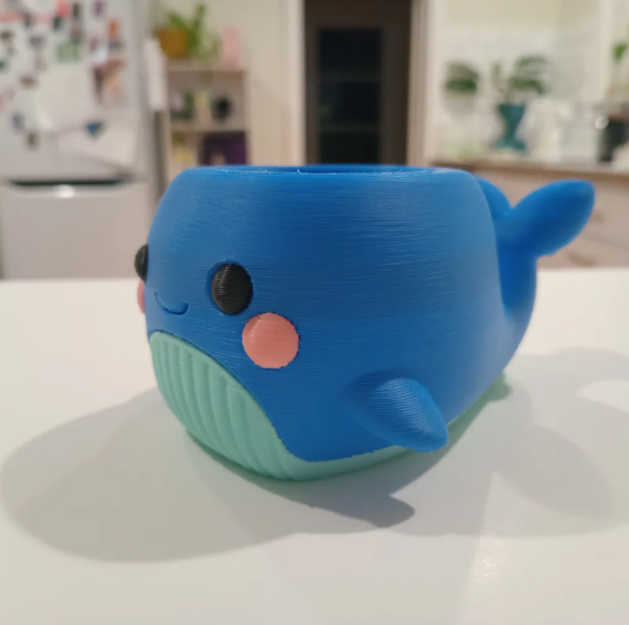Macetero - Ballena Chibi-2