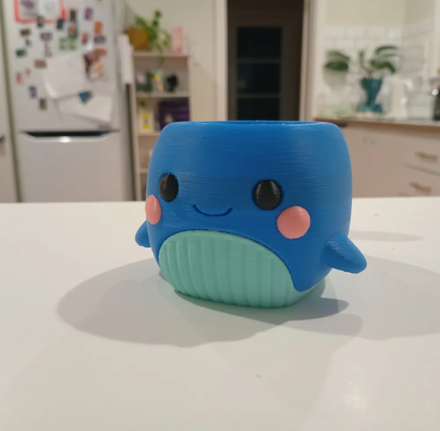 Macetero - Ballena Chibi-3