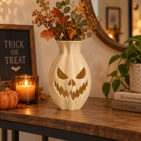 Jarrón de Calabaza de Halloween 20 cm para Hogar-4