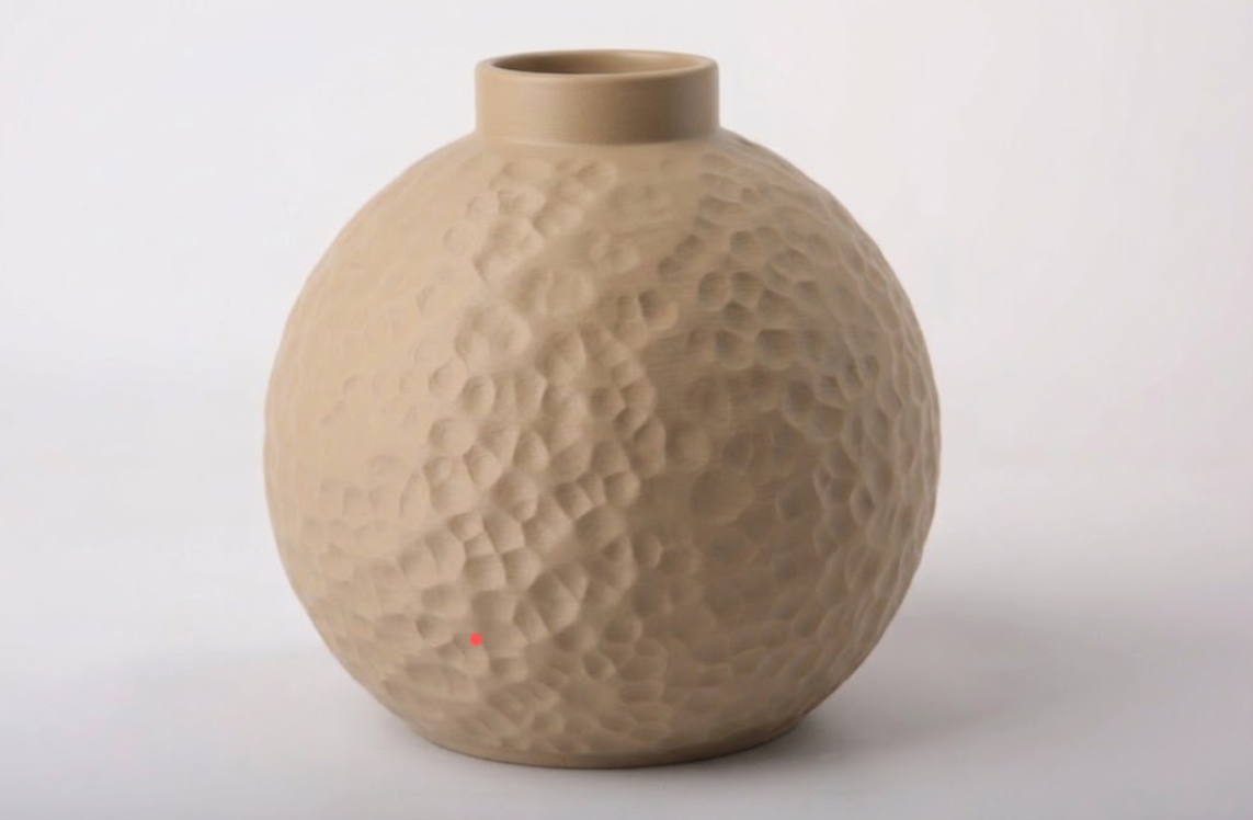 Jarrón Redondo Decorativo 15 Cm Moderno Para Hogar-0
