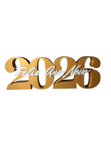 Feliz Año Nuevo 2026 - Placa Decorativa-1