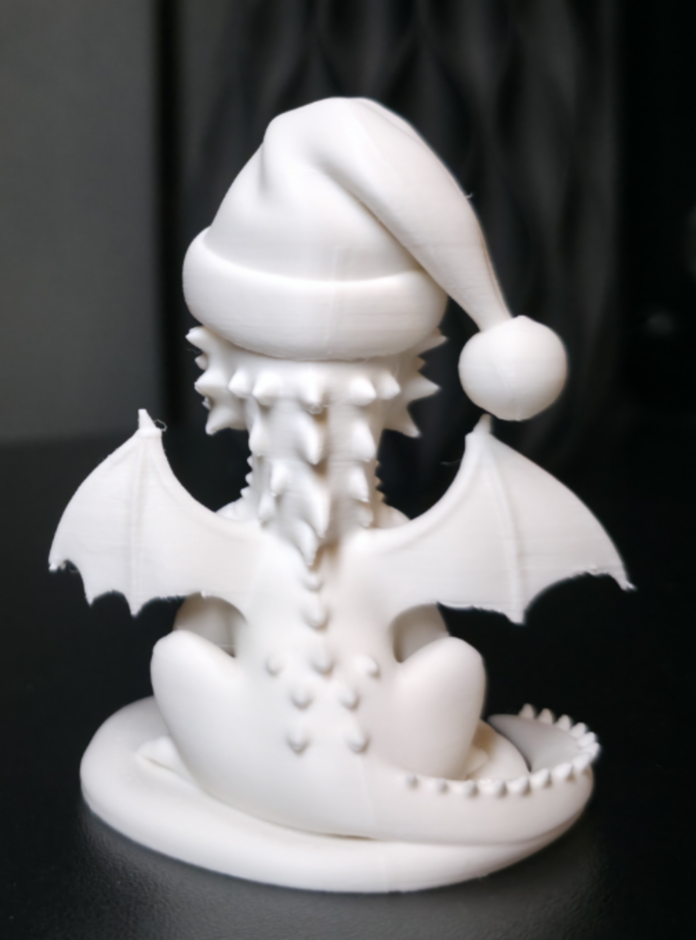 Figura Decoración- Escultura Dragón Navideño-2