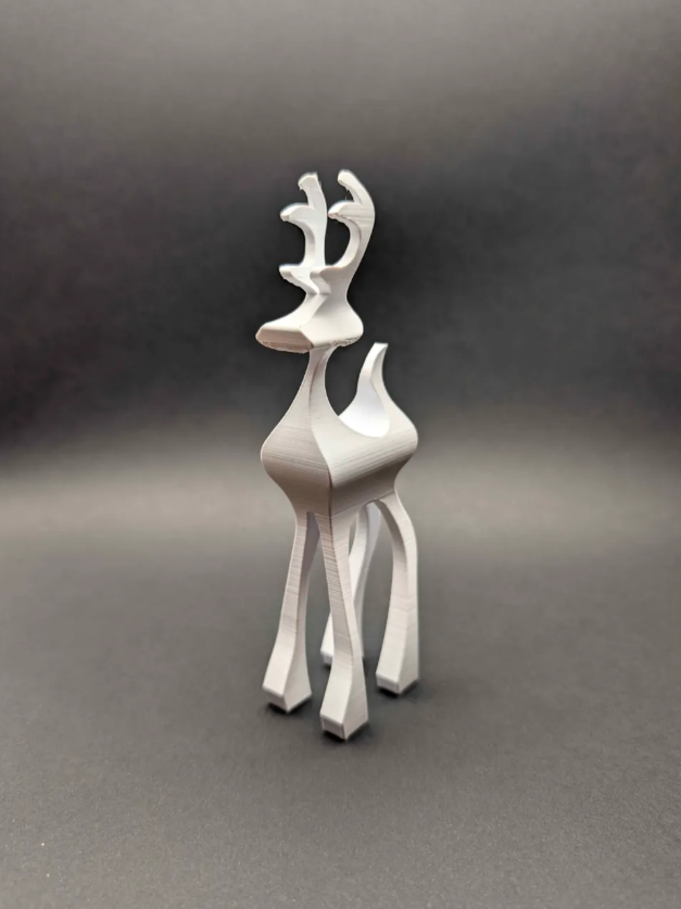 Adorno navidad - Reno minimalista-3