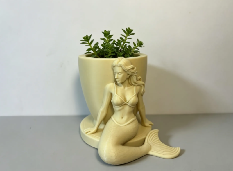 Decoración hogar Prints Patro - Maceta forma de Sirena-1