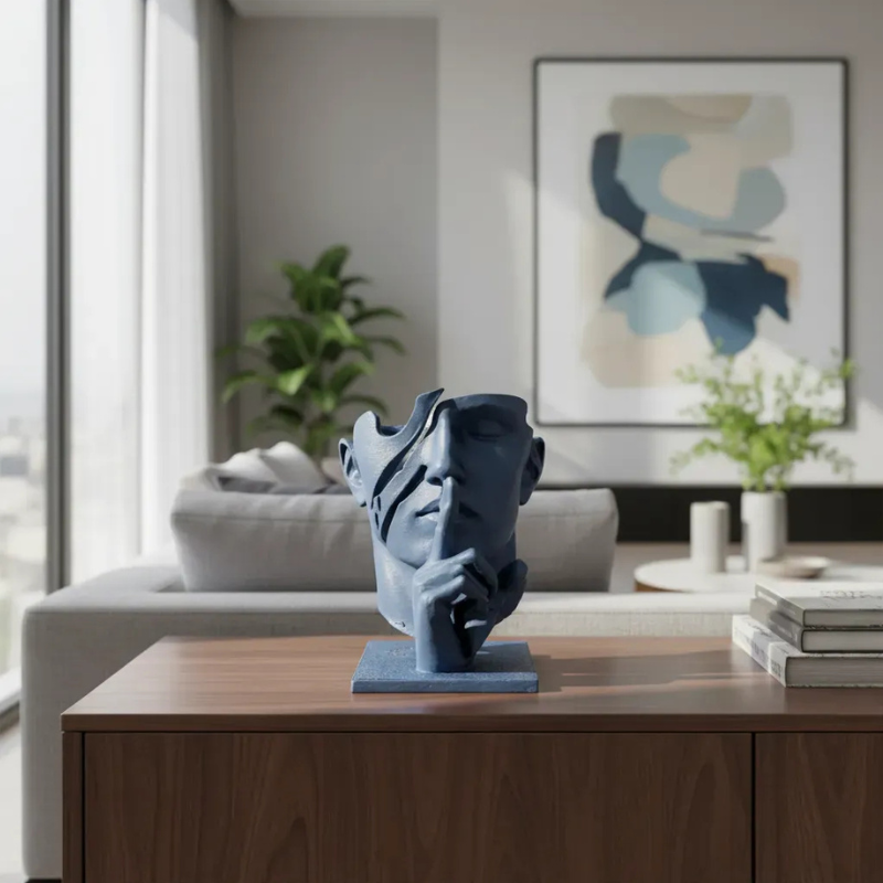 Escultura Elegante Prints Patro - Estilo Una Máscara de Secretos-2