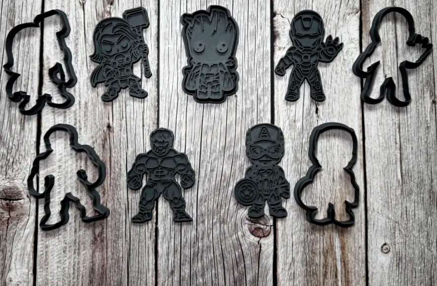 Cortadores de galletas - Los Vengadores (pack 5 un)-2