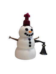 Funda para Jabón Muñeco de Nieves-2