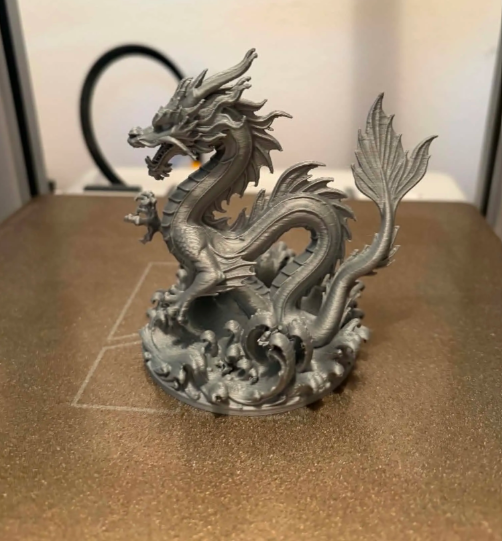 Escultura Decorativa Prints Patro- Dragón Marítimo-4