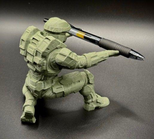 Figura decorativa Soporte para bolígrafos de Halo Master Chief-1