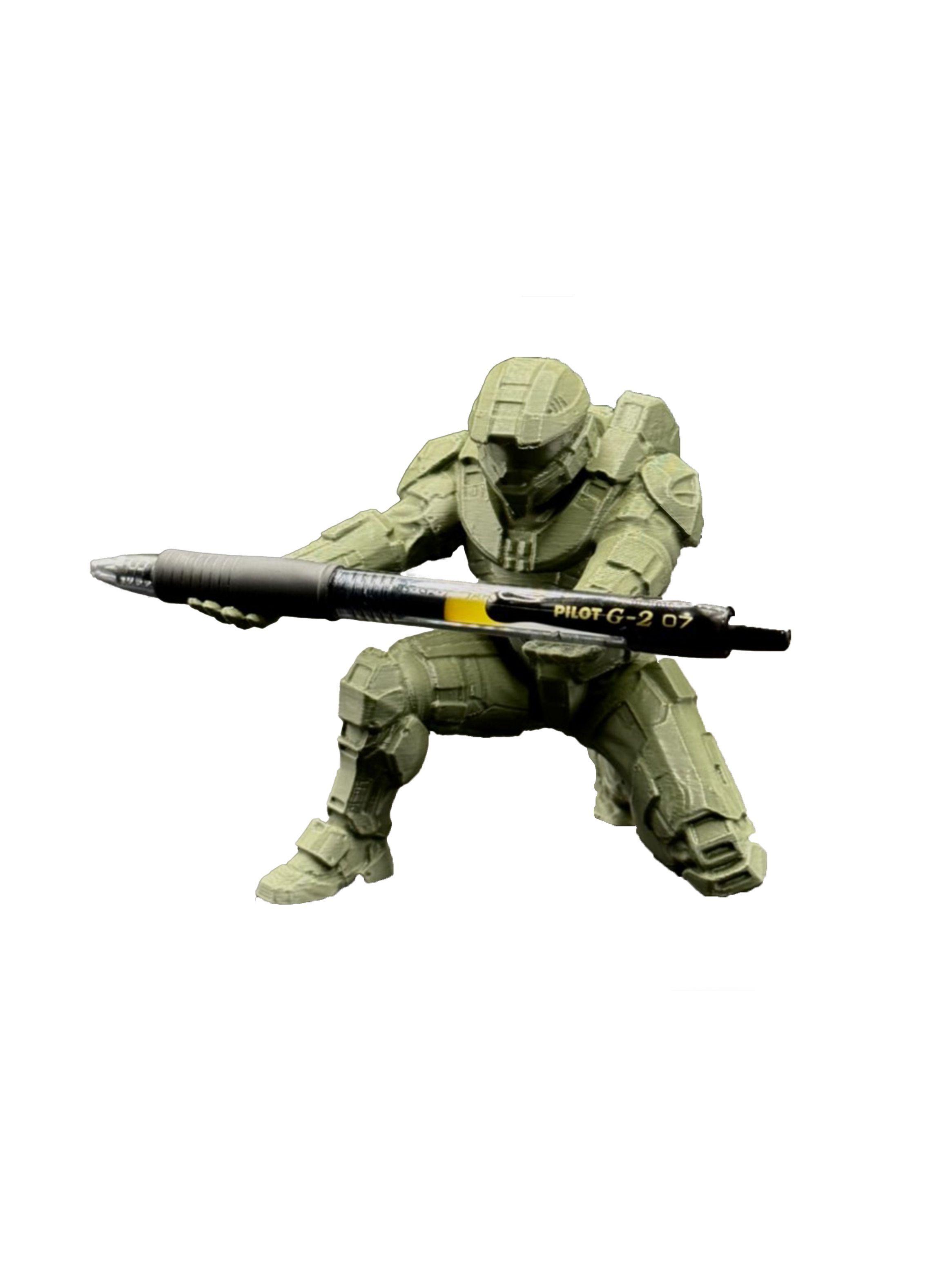 Figura decorativa Soporte para bolígrafos de Halo Master Chief-3