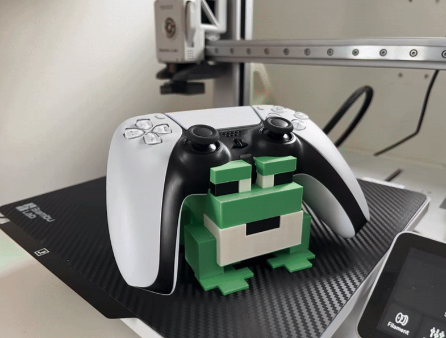 Soporte para Mando ps5-  Rana de Minecraft -3