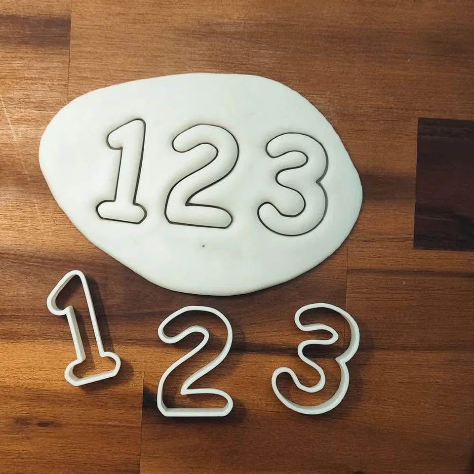 Cortador De Galletas - Números (pack 10 Unidades)-1