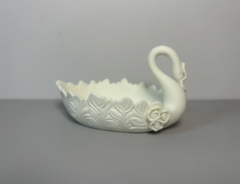 Decoración Hogar Prints Patro - Frutero de cisne pequeño-1