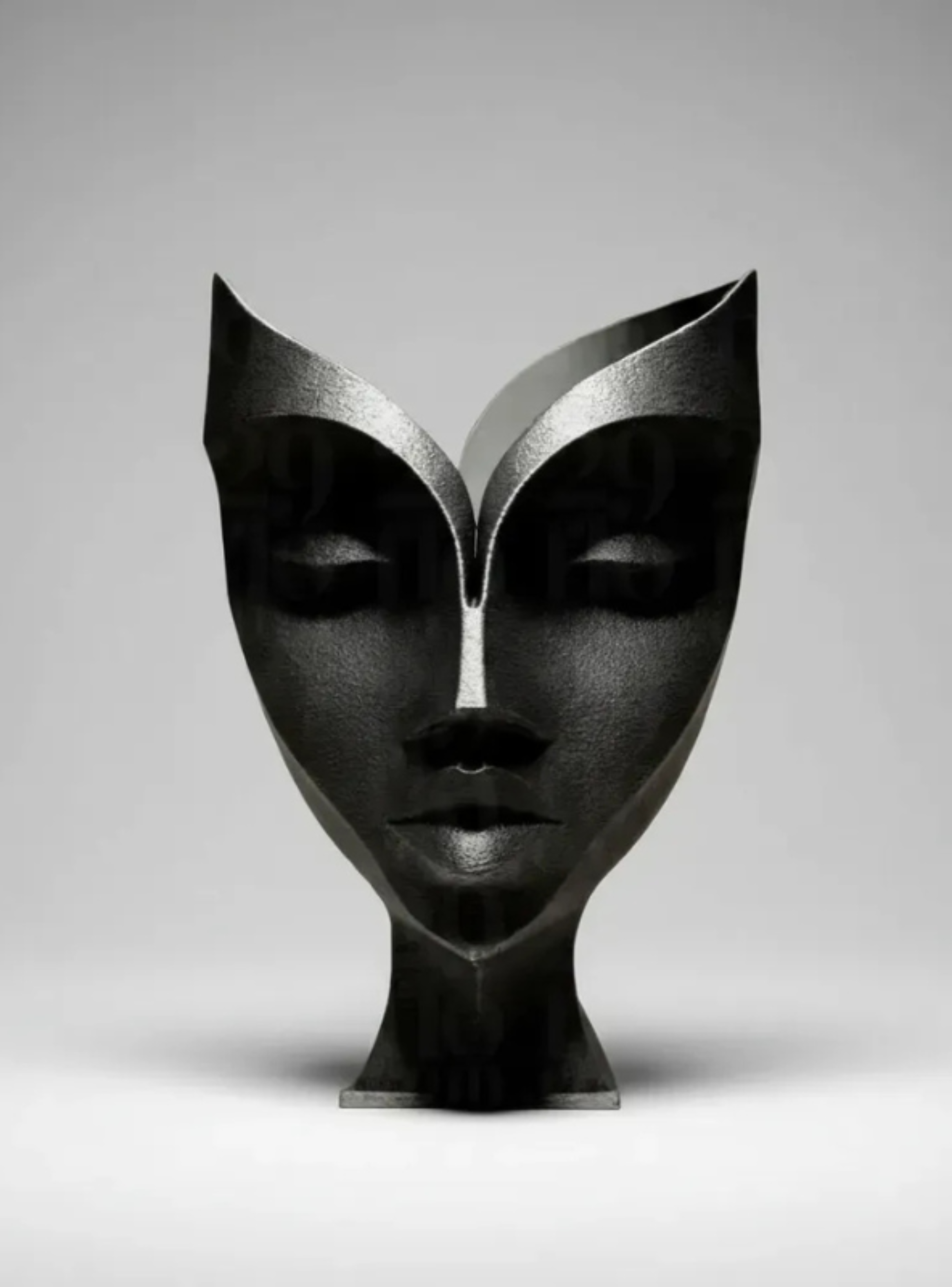 Escultura Elegante Prints Patro - Rostro de Mujer-1