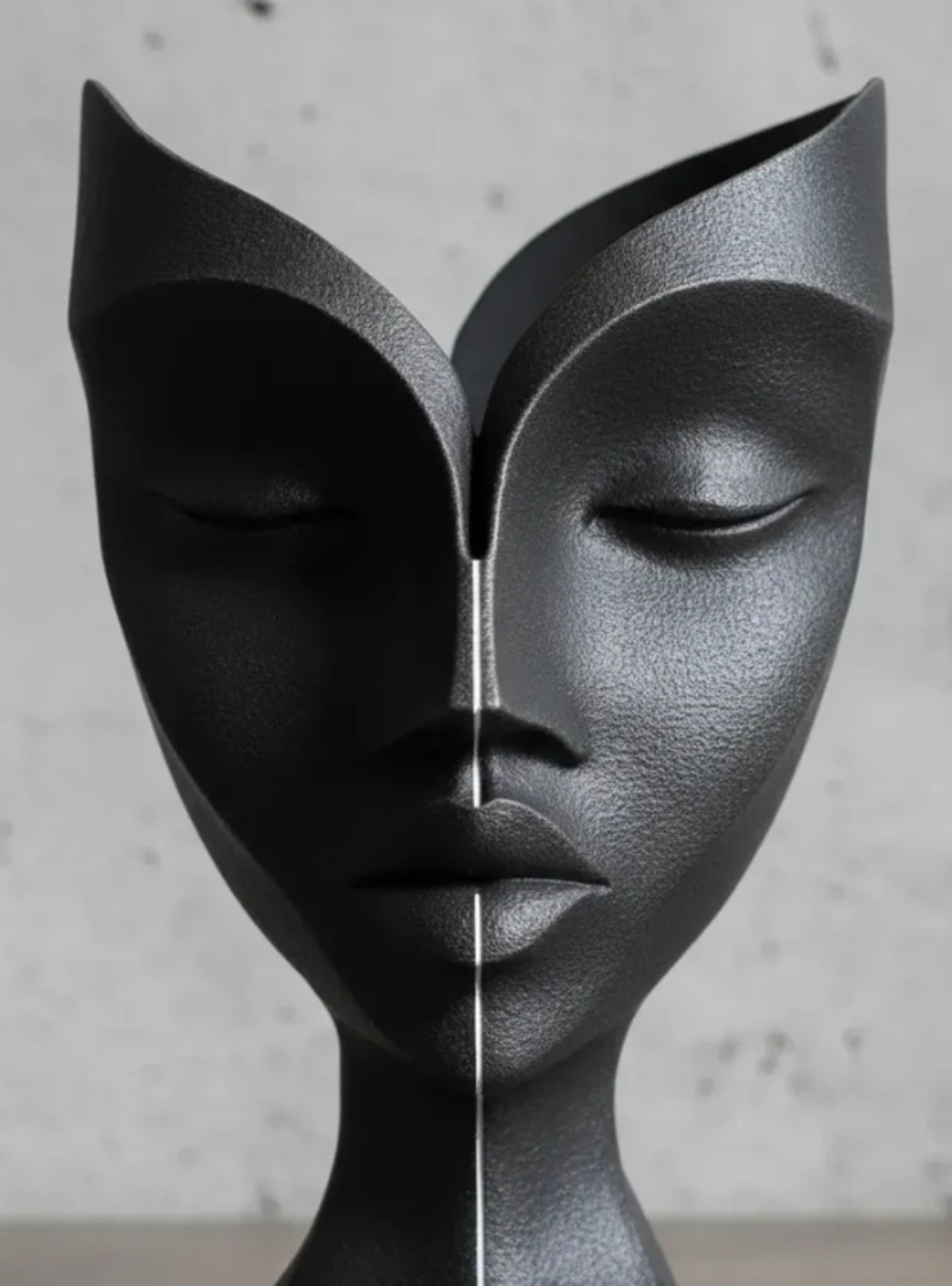 Escultura Elegante Prints Patro - Rostro de Mujer-2