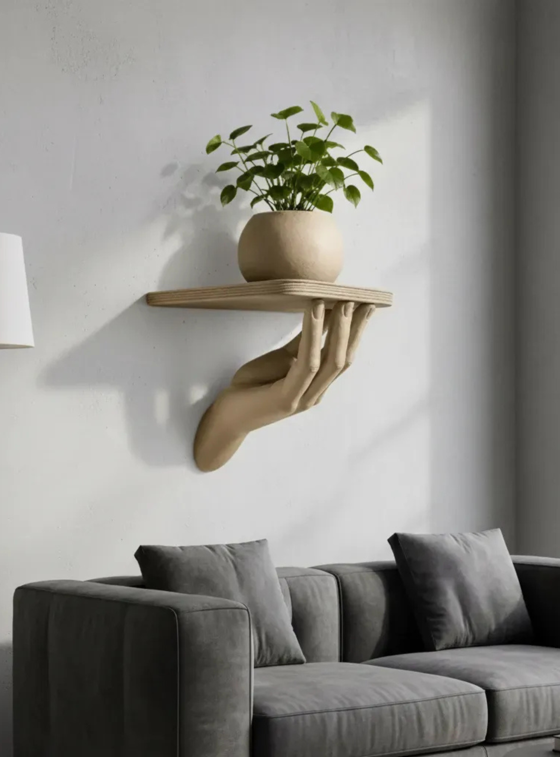 Estanteria Decorativa Prints Patro - Mano Realista-2