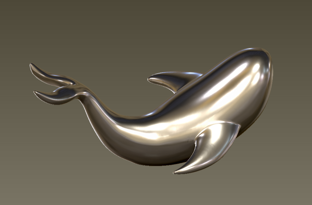 Figura decorativa de ballena MODERNA-2