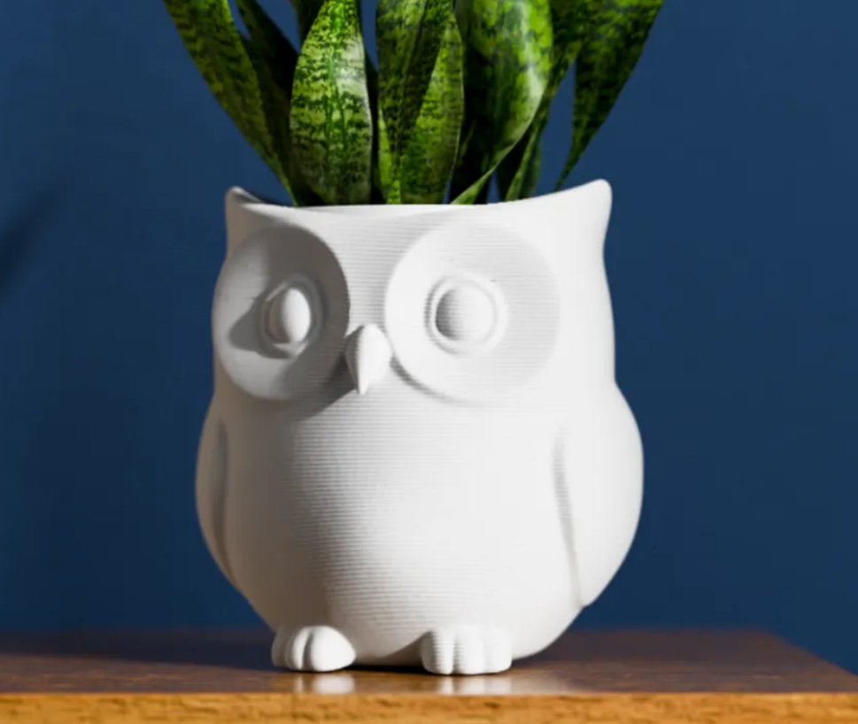 Macetero con forma de Búho-2