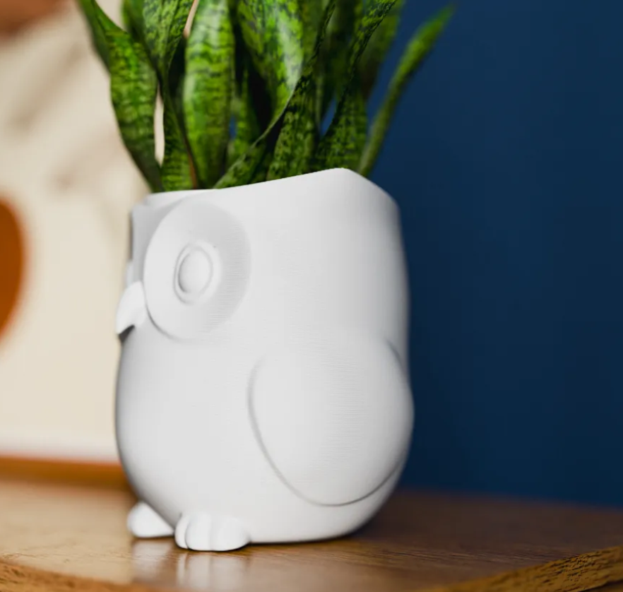 Macetero con forma de Búho-3