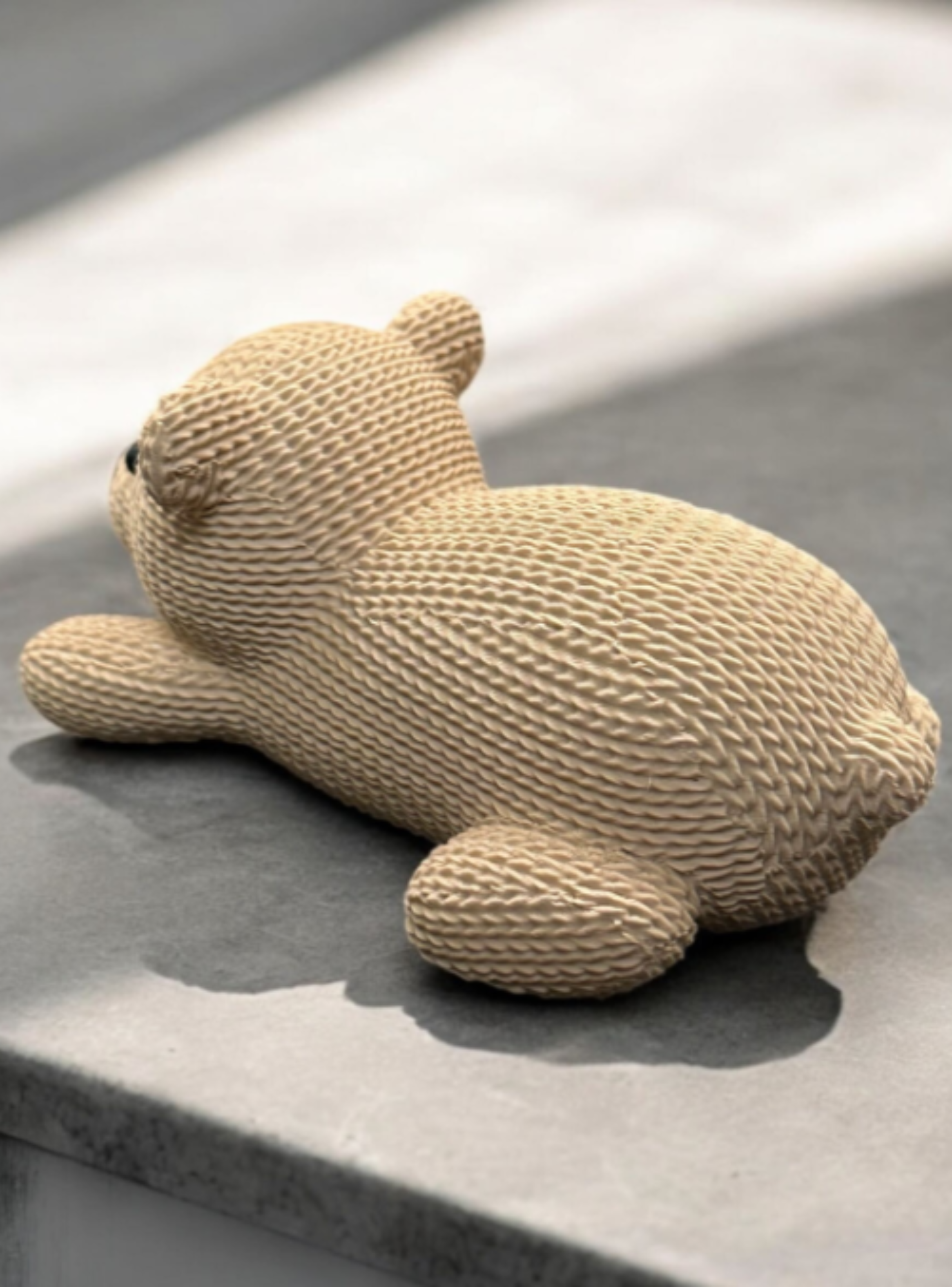 Figura Decoración- Osito de Tejido-2