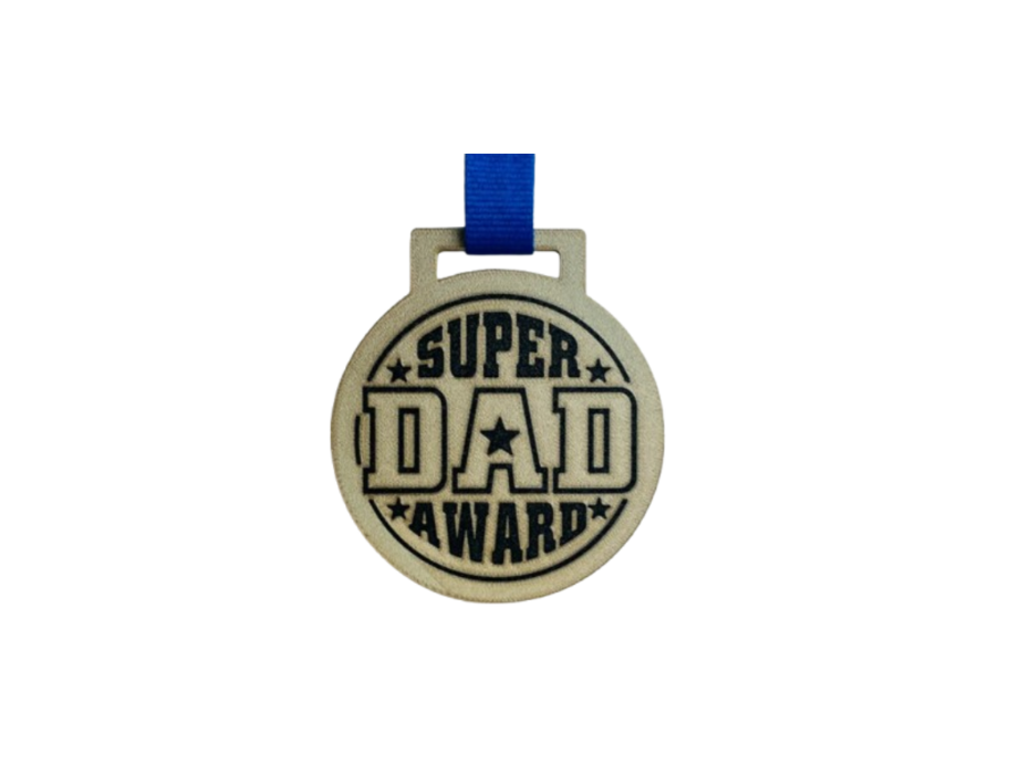 Figura Decorativa Prints Patro- Medalla al Mejor Padre-0
