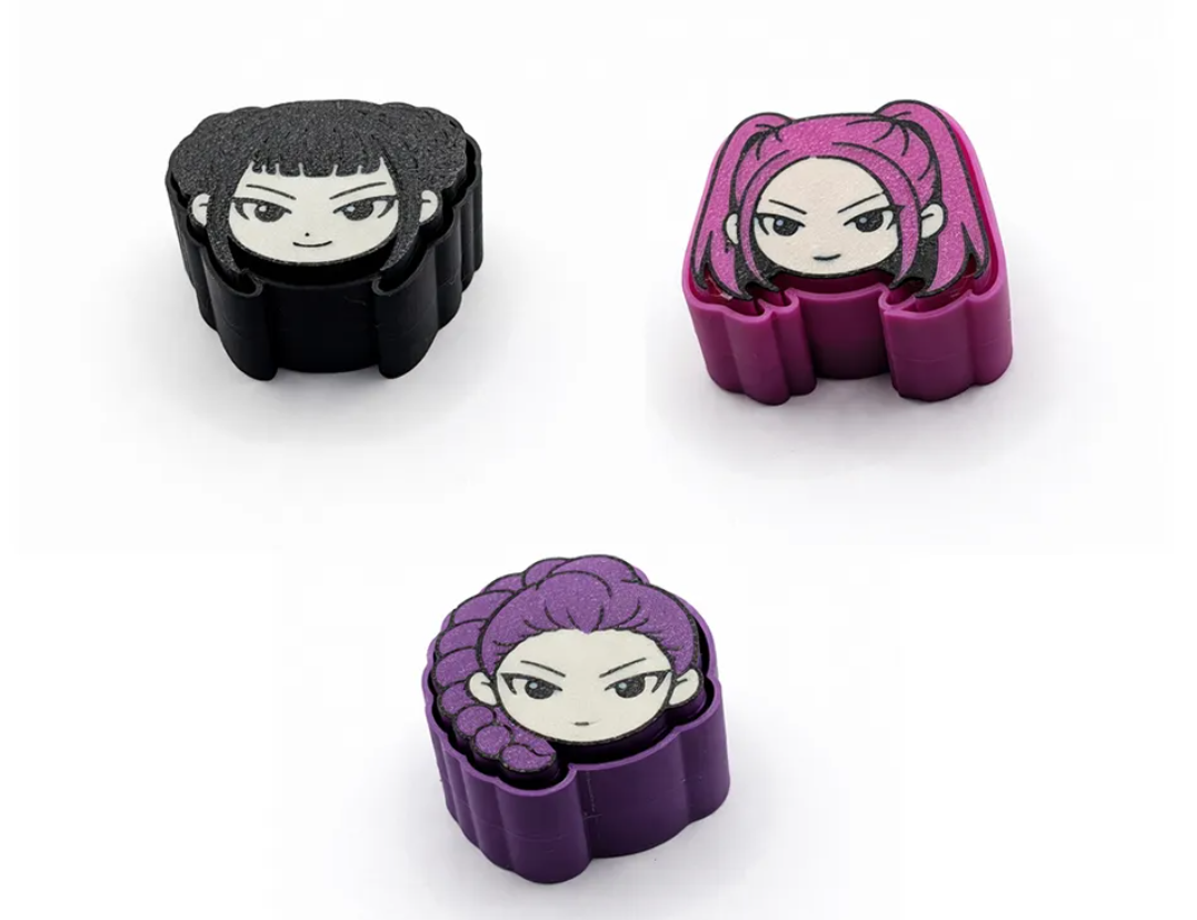 Figura Clicker Chica estilo kpop - Diseño 3 -2