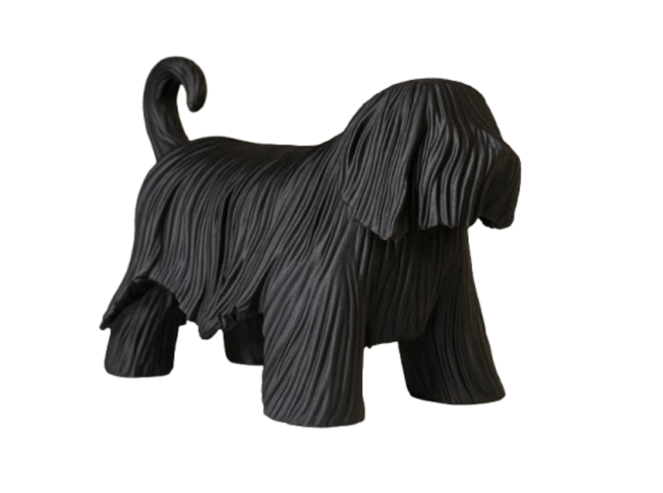 Escultura- Perro Komondor Minimalista-0