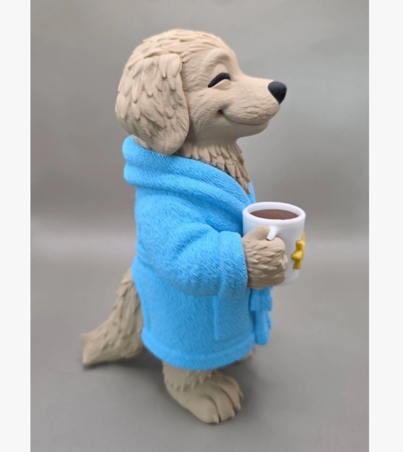Figura Decorativa Prints Patro- Golden Madrugador-2