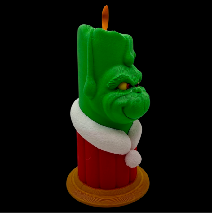 Figura - Vela del Grinch-2