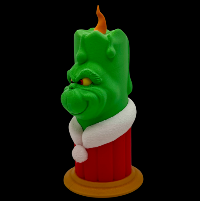 Figura - Vela del Grinch-3