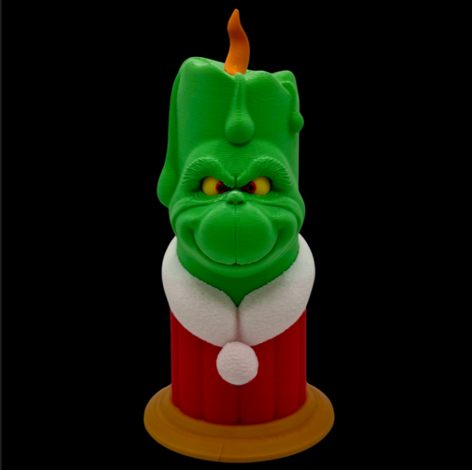 Figura - Vela del Grinch-4