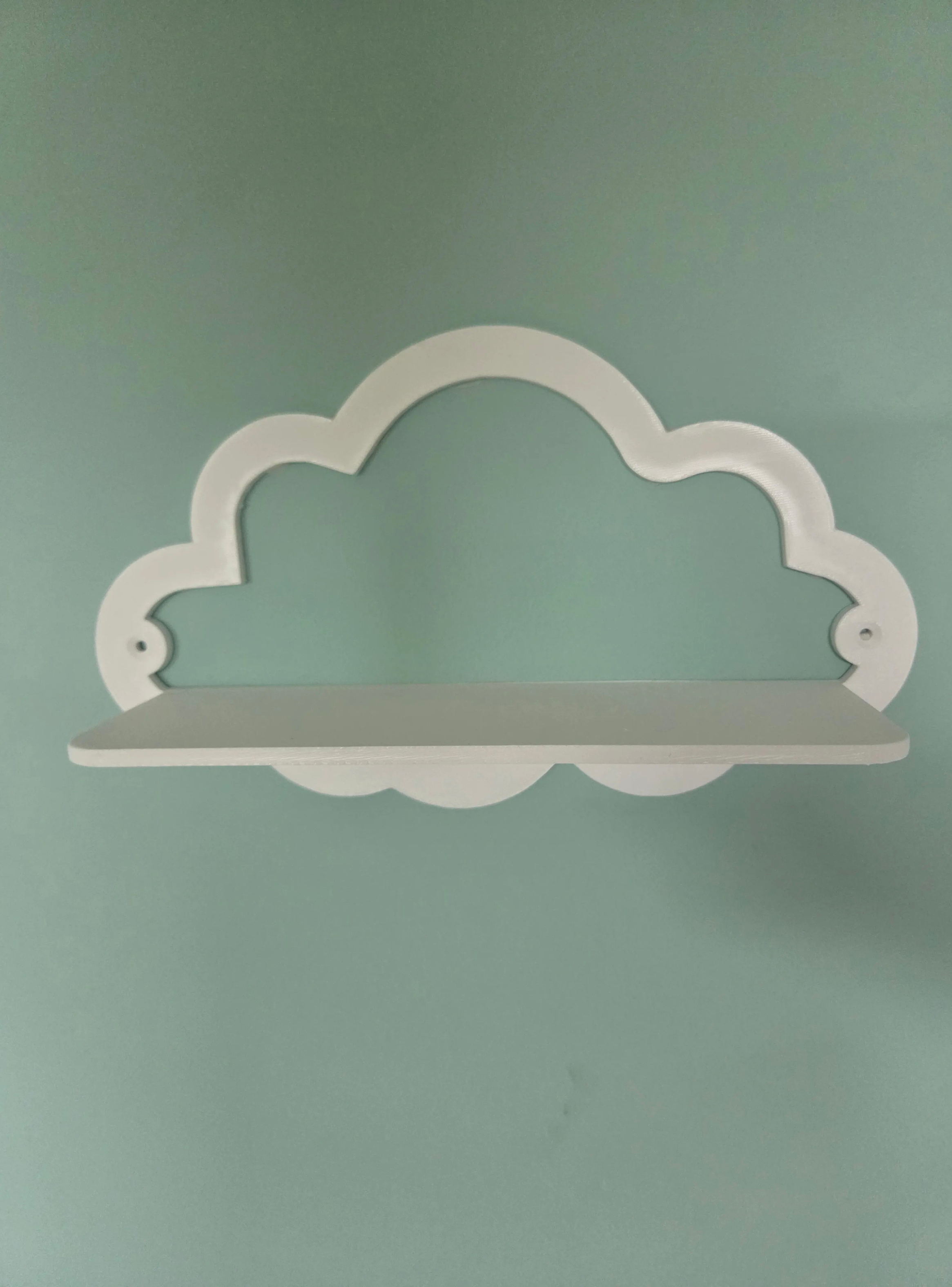 Decoración Print Patro - Estante de Pared en Forma de Nube-1