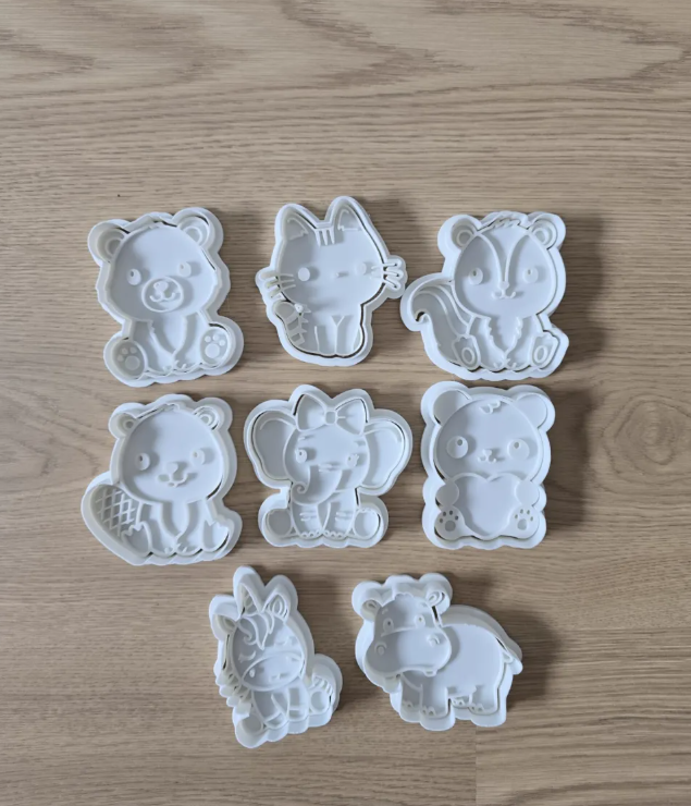 Cortador de galletas - Animales Lindos (pack 8 un)-4