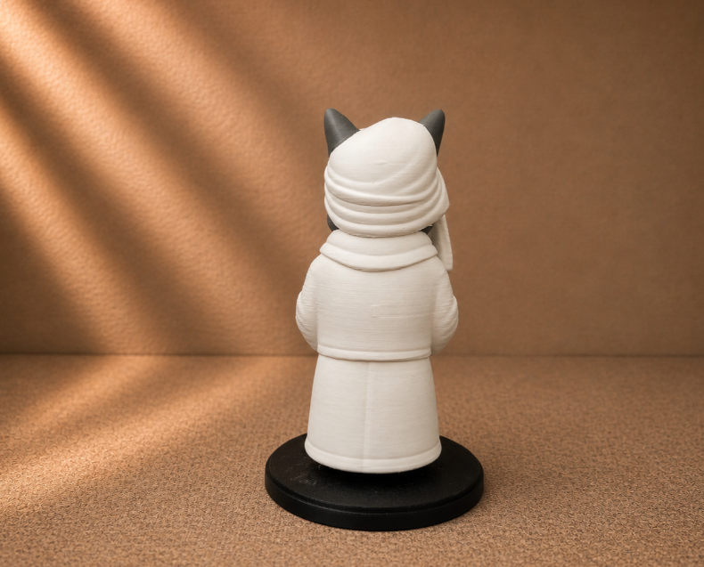 Figura Decorativa- Gato Cafetero-4
