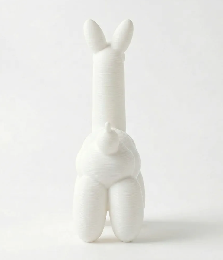 Figura decorativa - llama estilo globo-3