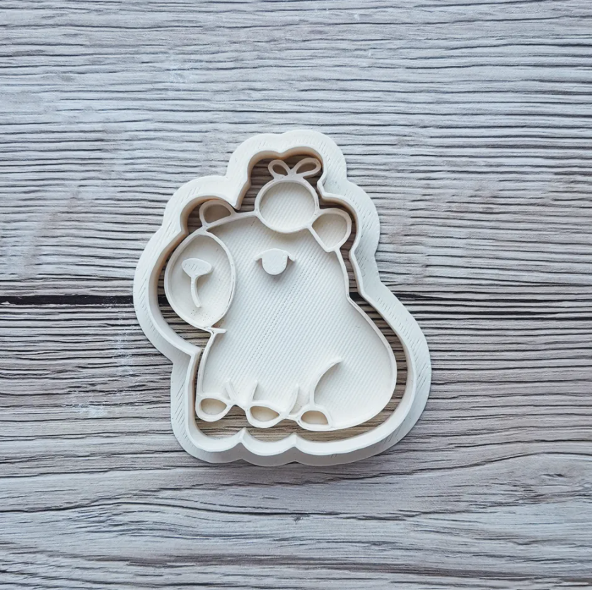 Cortador de galletas - Capibara tierno (pack 5 un)-5