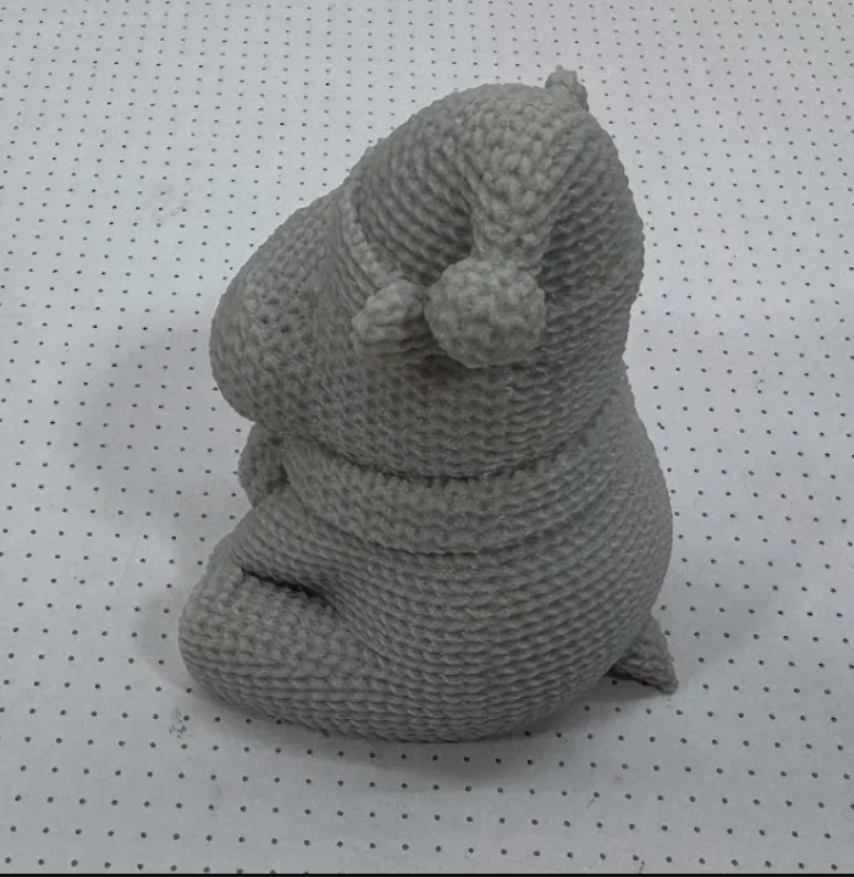 Adornos navidad - Hipopótamo estilo tejido-2