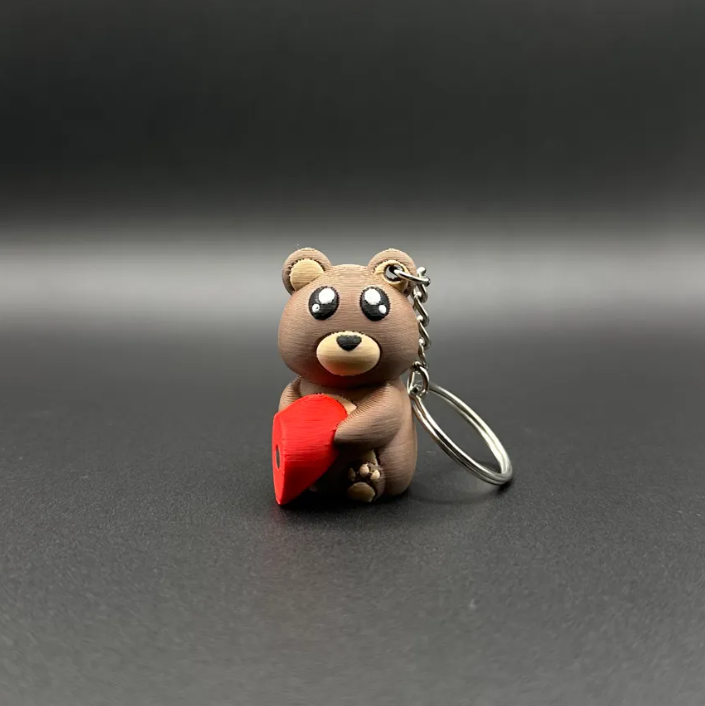 Llavero Par Osos Enamorados - San Valentín  -3