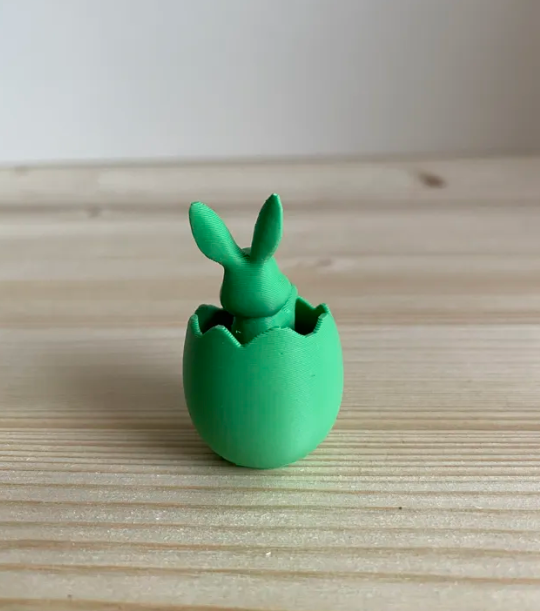 Mini Figura decorativa - Conejito en cáscara de huevo-4