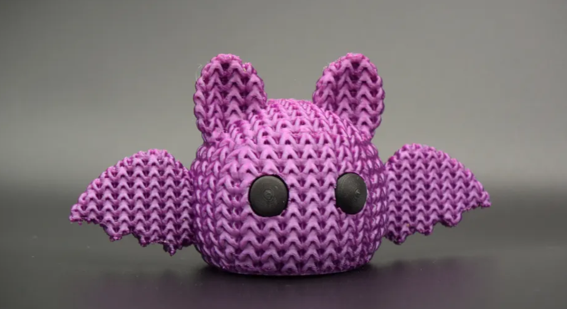 Figura Murciélago  - Diseño Estilo Tejido-2