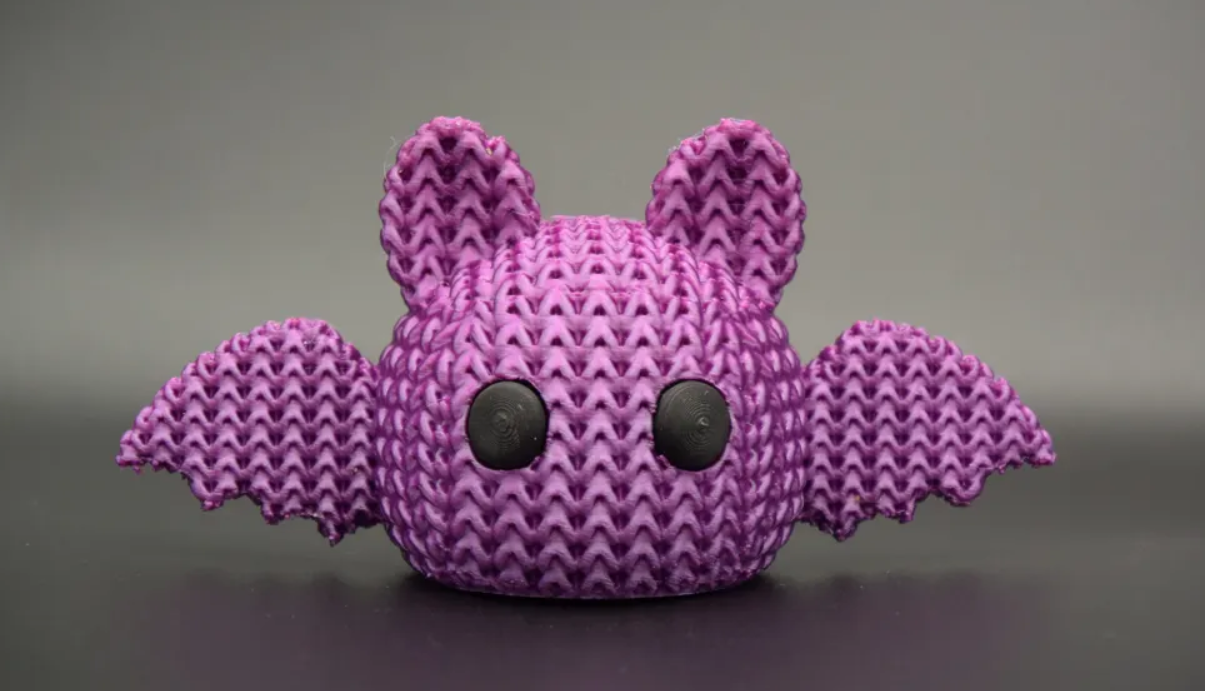 Figura Murciélago  - Diseño Estilo Tejido-3