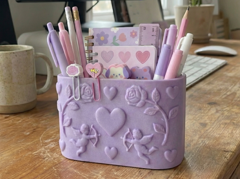 Organizador de escritorio Cupido soporte del Día de San valentín-2