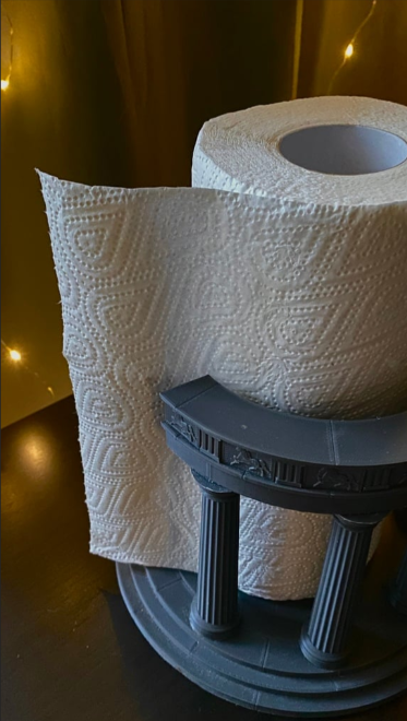 Soporte para Papel de Cocina Columna Griega (no incluye nova)-2