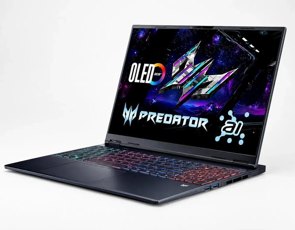 Notebook Gamer Acer Predator Helios Neo AI 16S RTX 5070 Ti 32GB 1 TB 16 OLED 240Hz Intel Ultra 9-2
