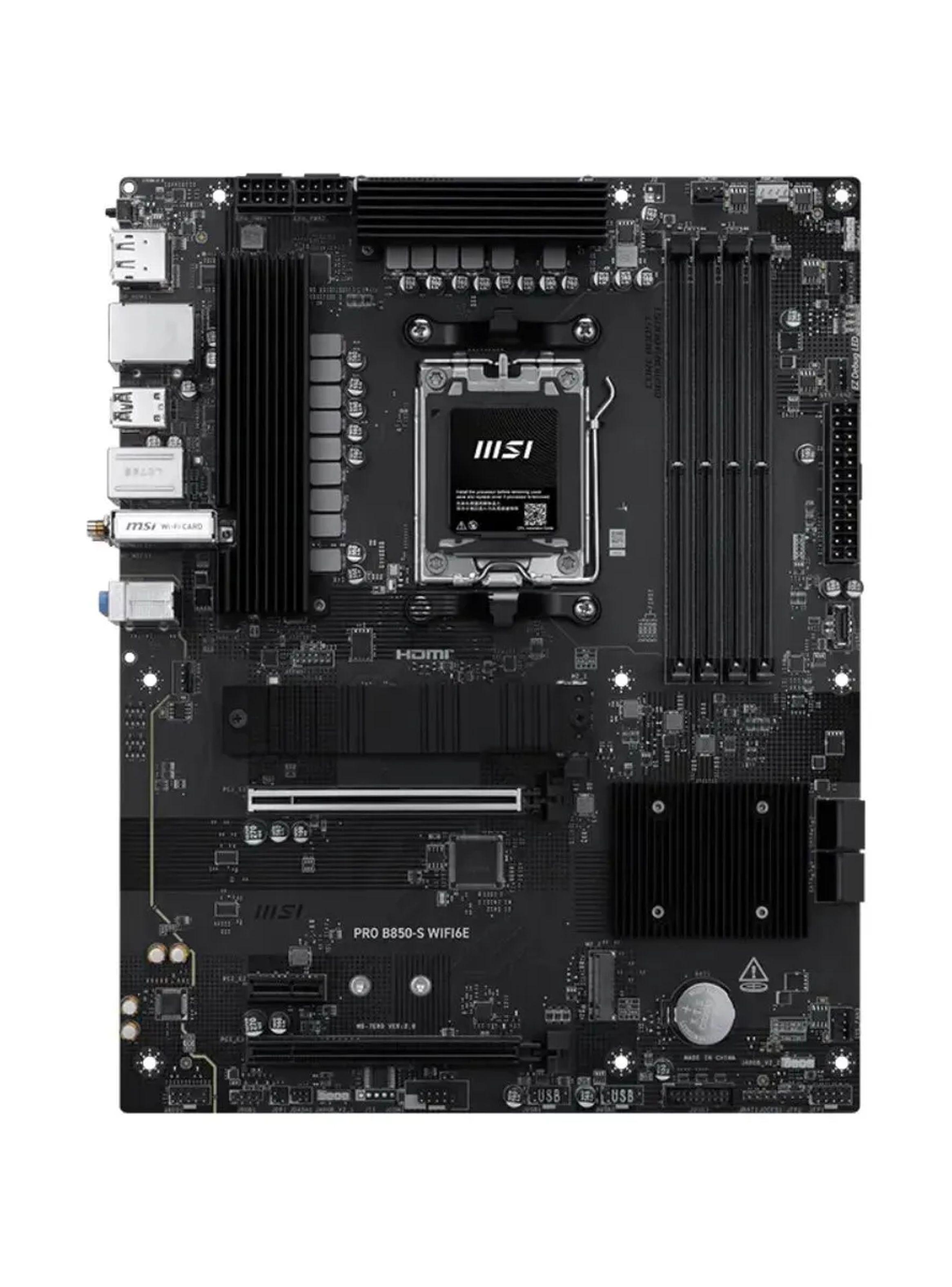 Placa Madre MSI PRO B850 S WIFI6E AM5 DDR5 WiFi 6E PCIe 5 0-1