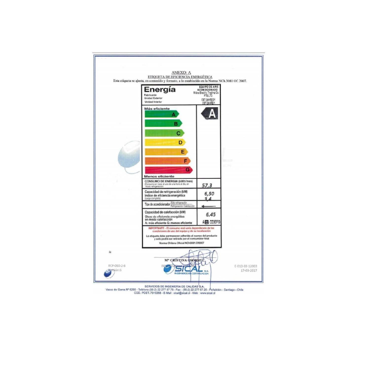 Aire Acondicionado Clark Frio - Calor Split Muro 24000btu  On-Off-4