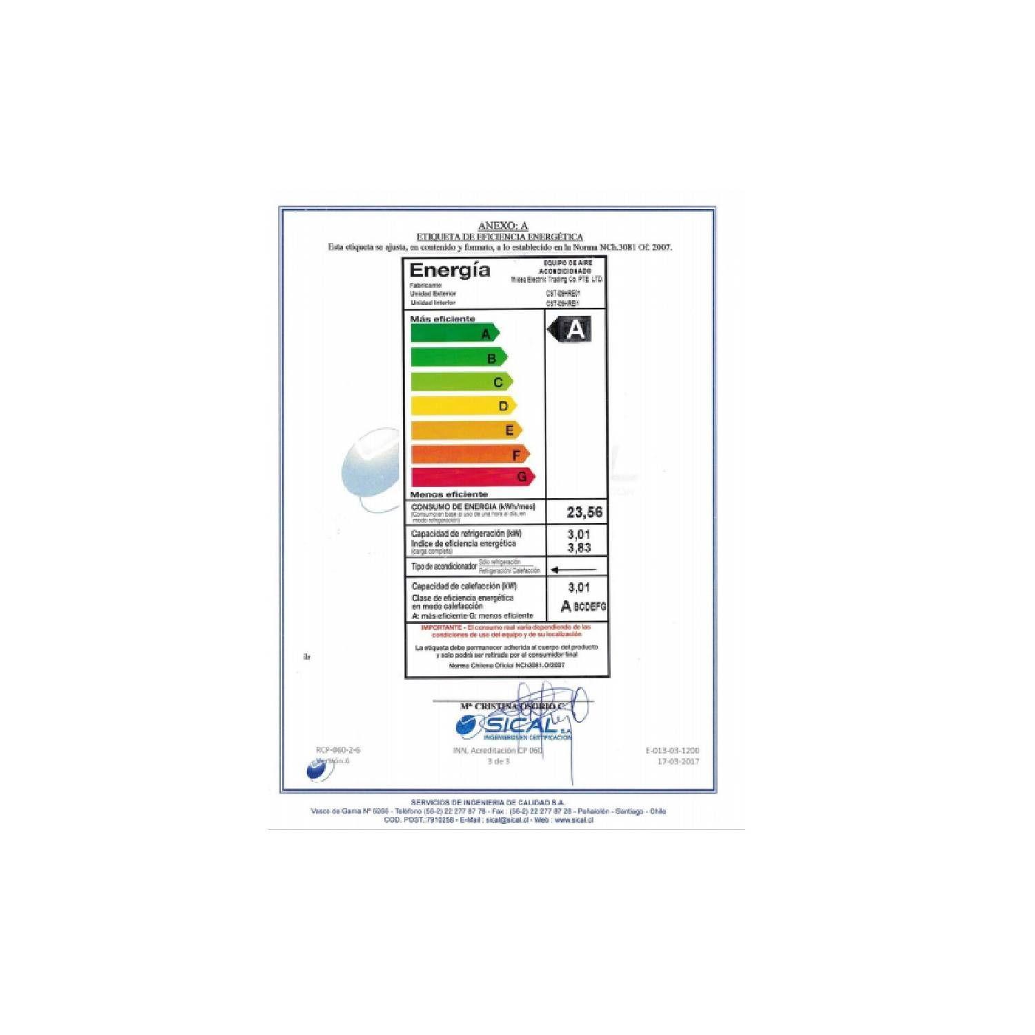 Aire Acondicionado Clark Frio - Calor Split Muro 9000btu  On-Off-5